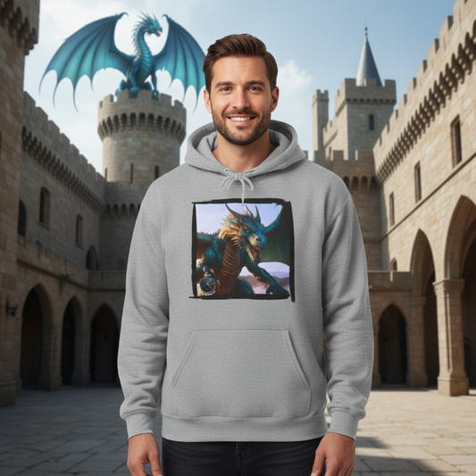 Dragon Hoodie – Fantasy Dragon Art Pullover