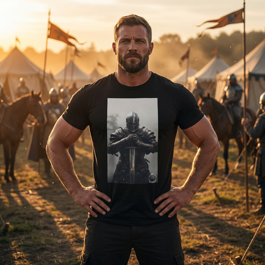 FULL PLATE ARMOR KNIGHT Unisex Jersey Short Sleeve Tee