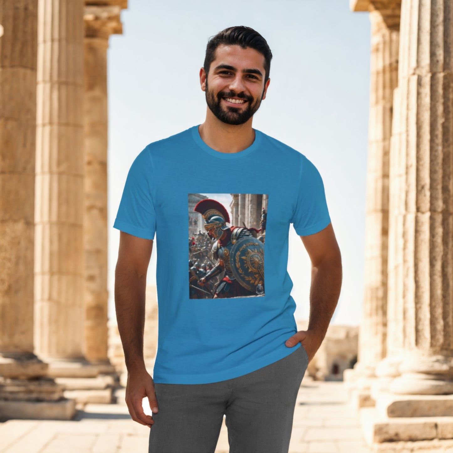 Camiseta de manga corta unisex GREEK WARRIOR 