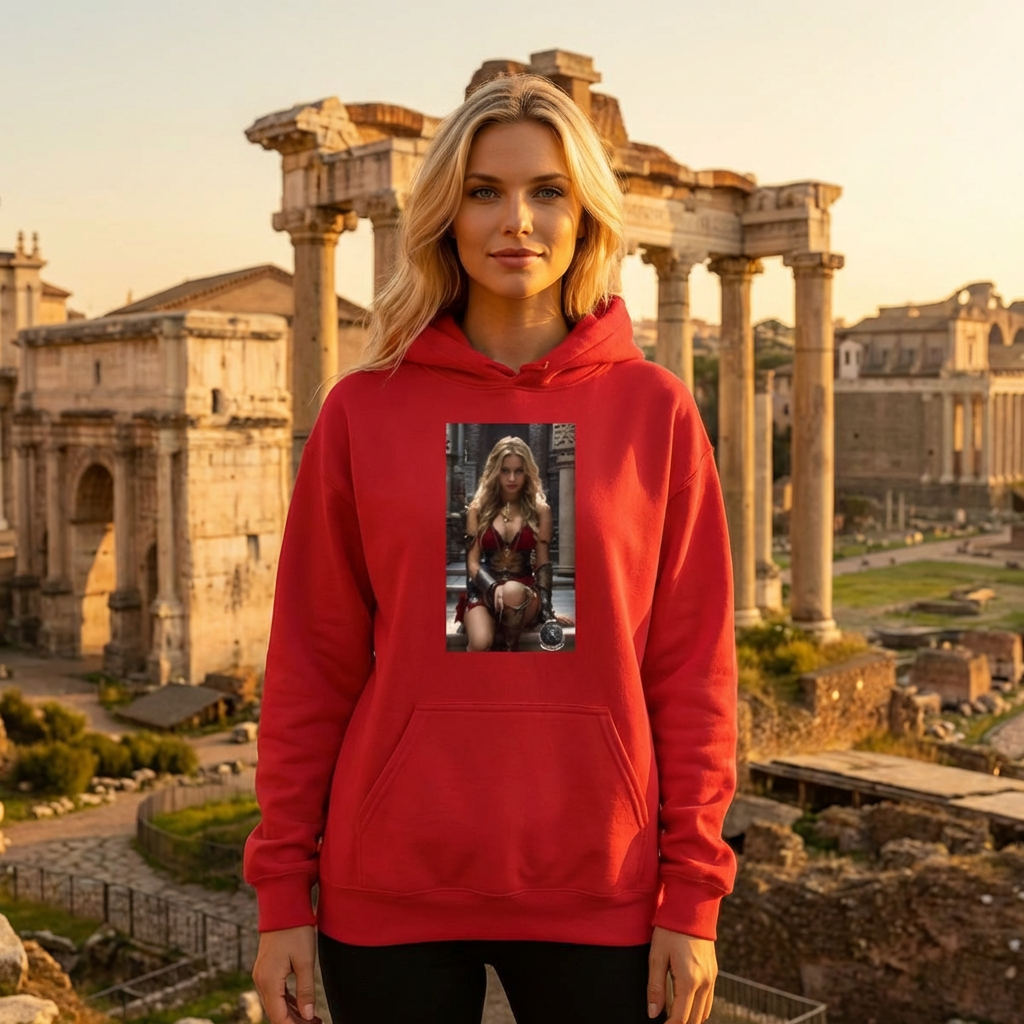 AMAZON GODDESS of Unisex Heavy Blend™ Hooded Sweatshirt