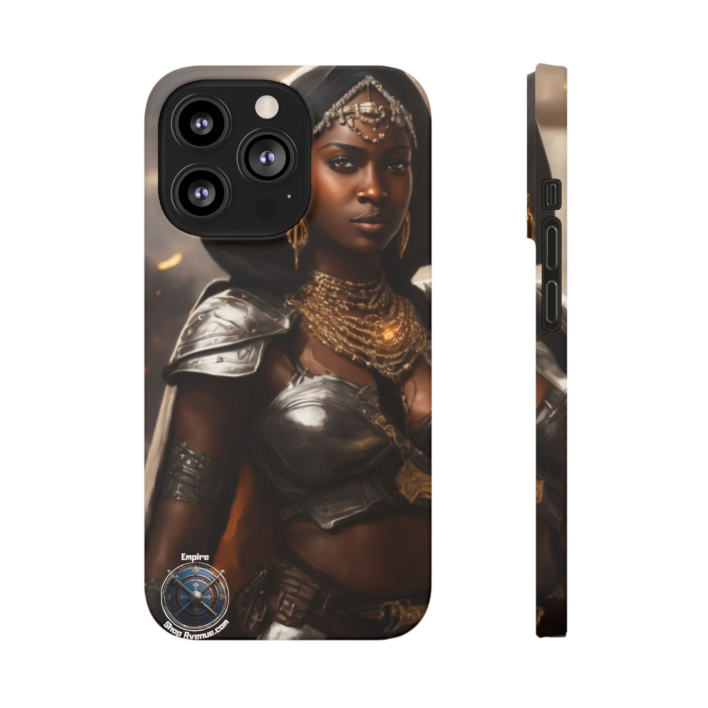 AFRICAN WOMAN WARRIOR Slim Cases