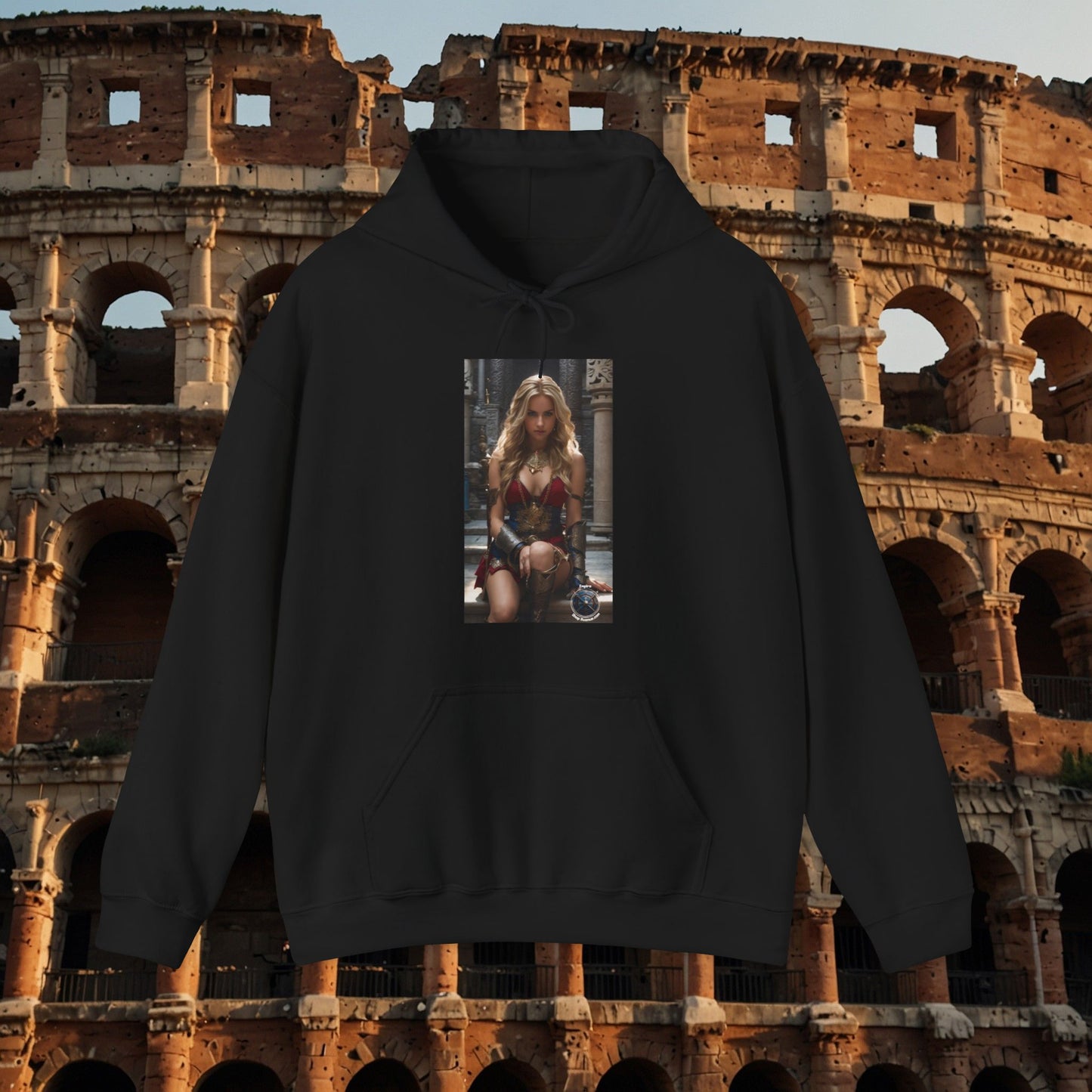 AMAZON GODDESS of Unisex Heavy Blend™ Hooded Sweatshirt