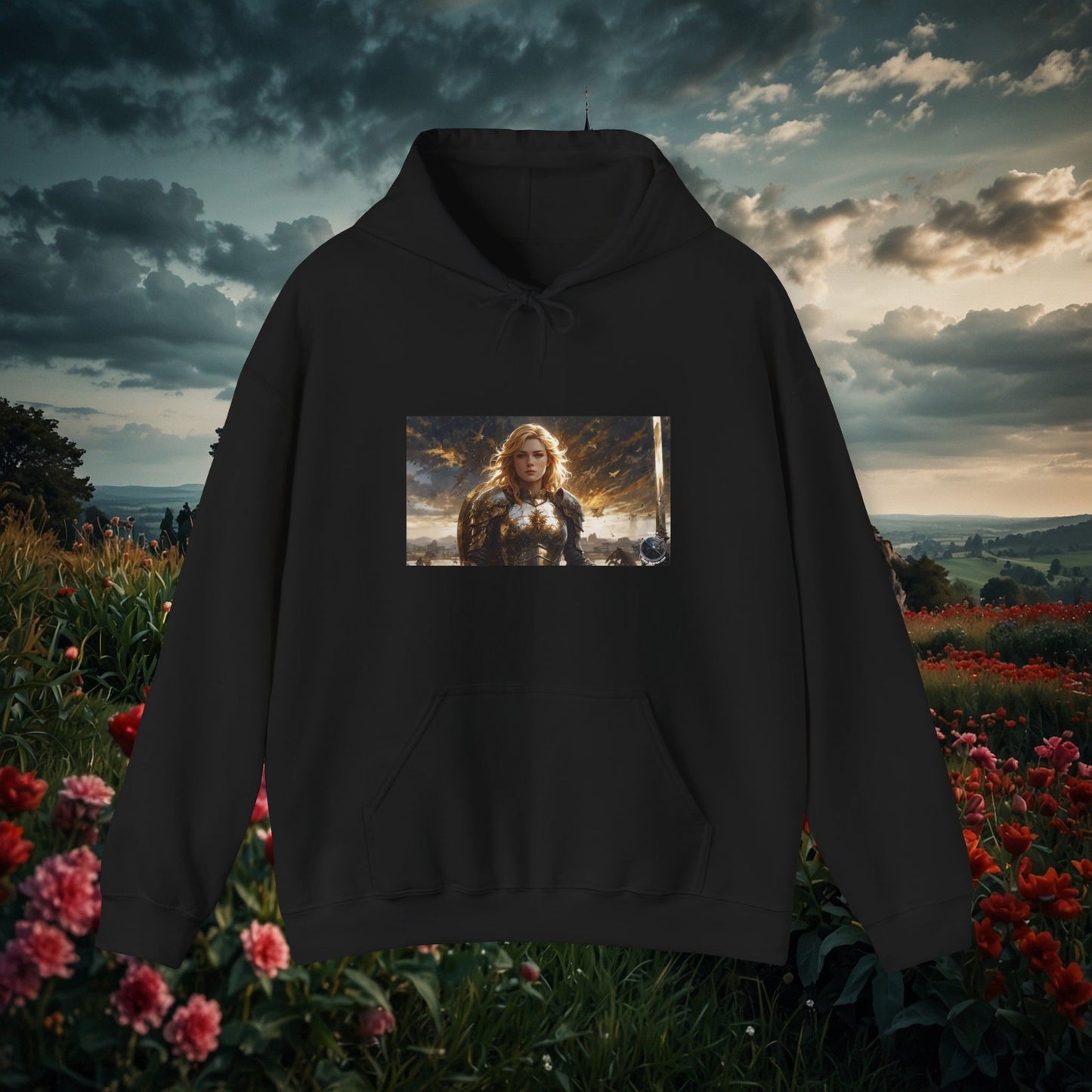 BLONDE WARRIOR Unisex Heavy Blend™ Hooded Sweatshirt