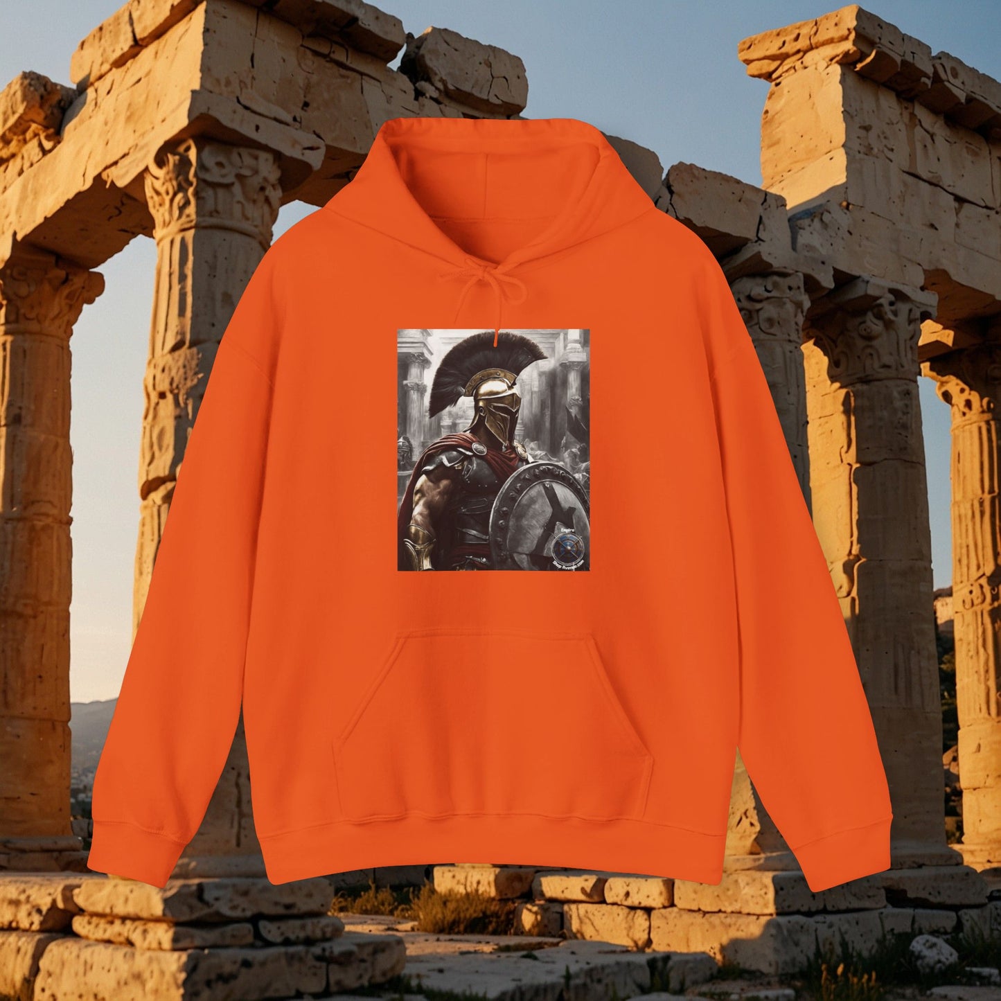 GREEK HOPLITE  Unisex Heavy Blend™ Hooded Sweatshirt