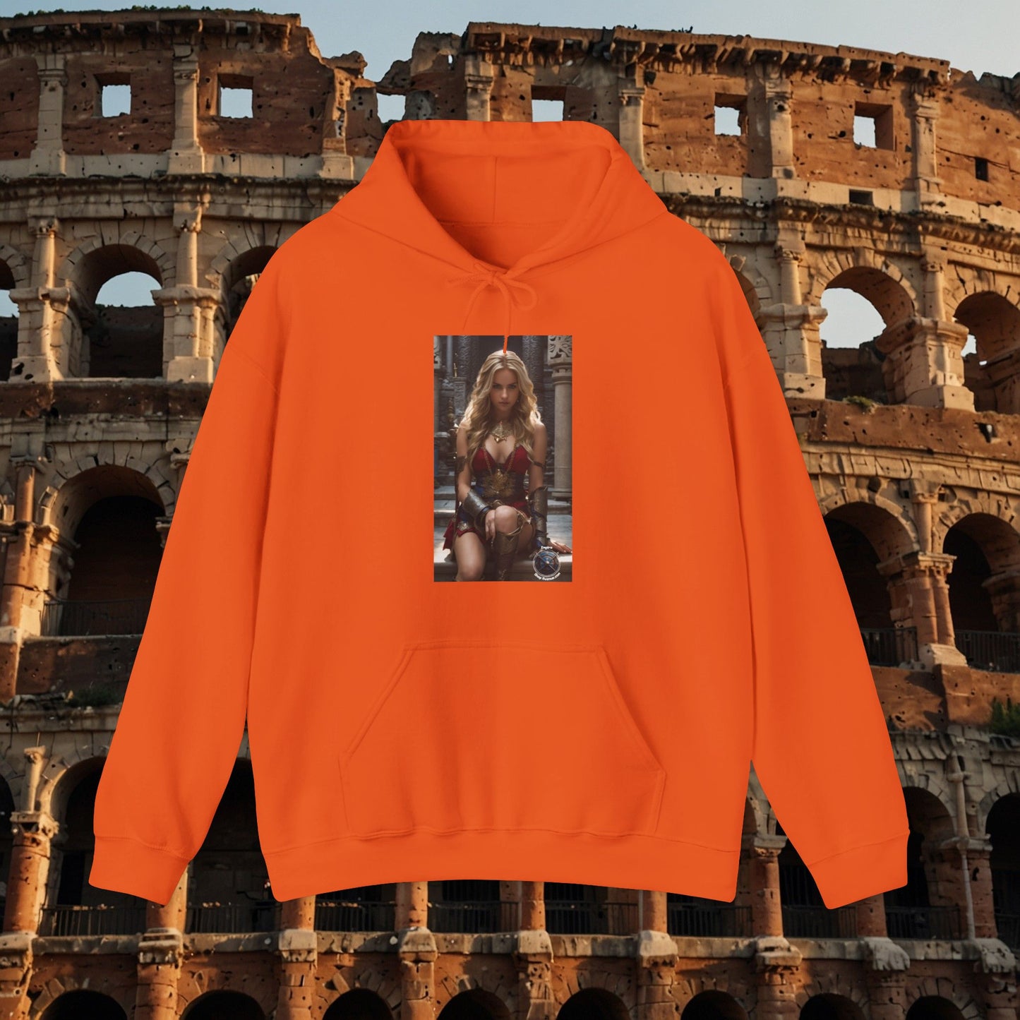 AMAZON GODDESS of Unisex Heavy Blend™ Hooded Sweatshirt