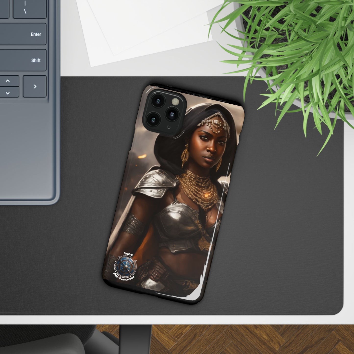 AFRICAN WOMAN WARRIOR Slim Cases