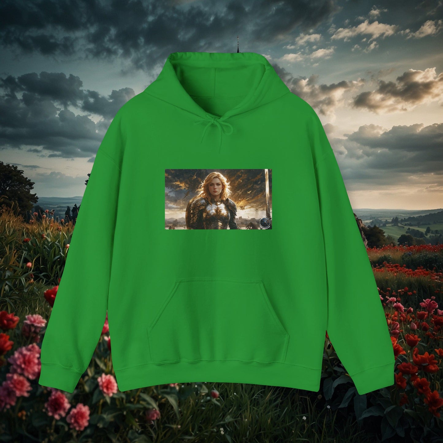 BLONDE WARRIOR Unisex Heavy Blend™ Hooded Sweatshirt