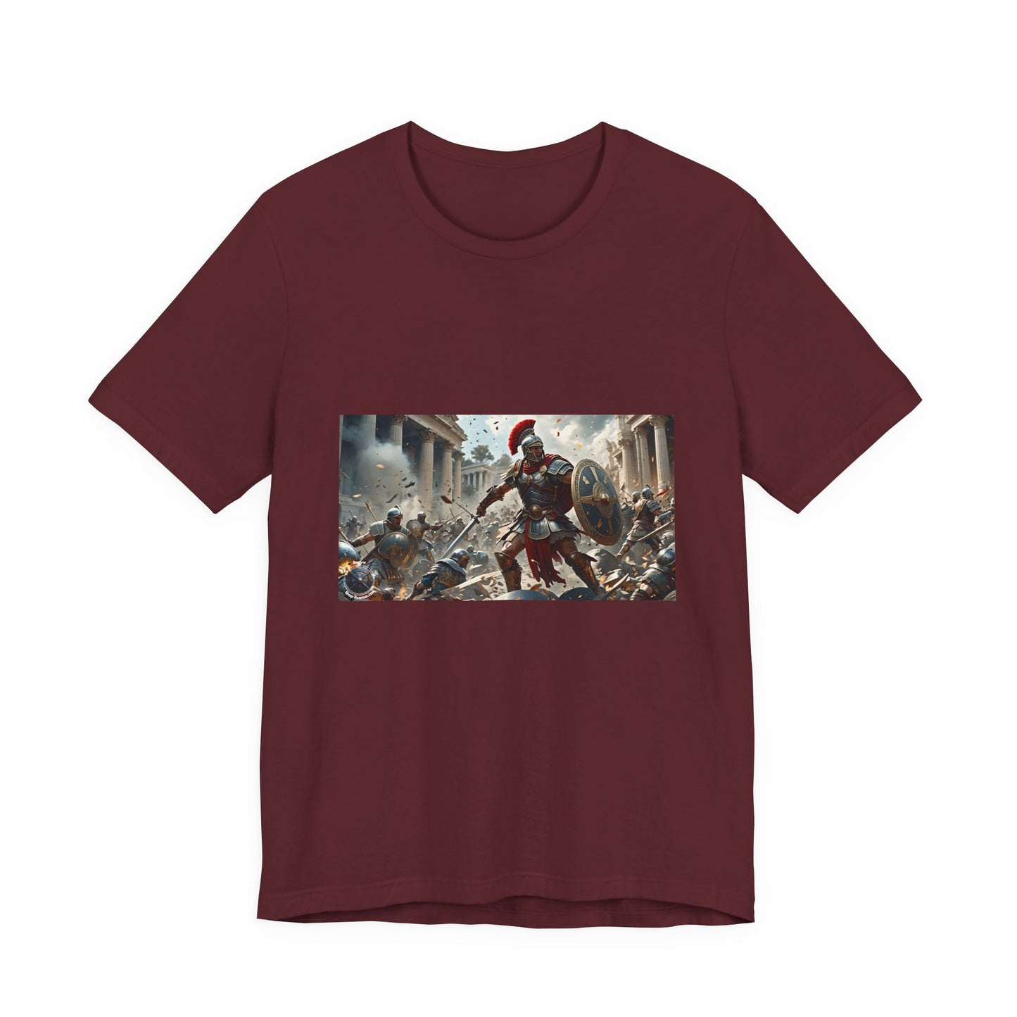 GREEK BATTLE SCENE Unisex Jersey Short Sleeve Tee