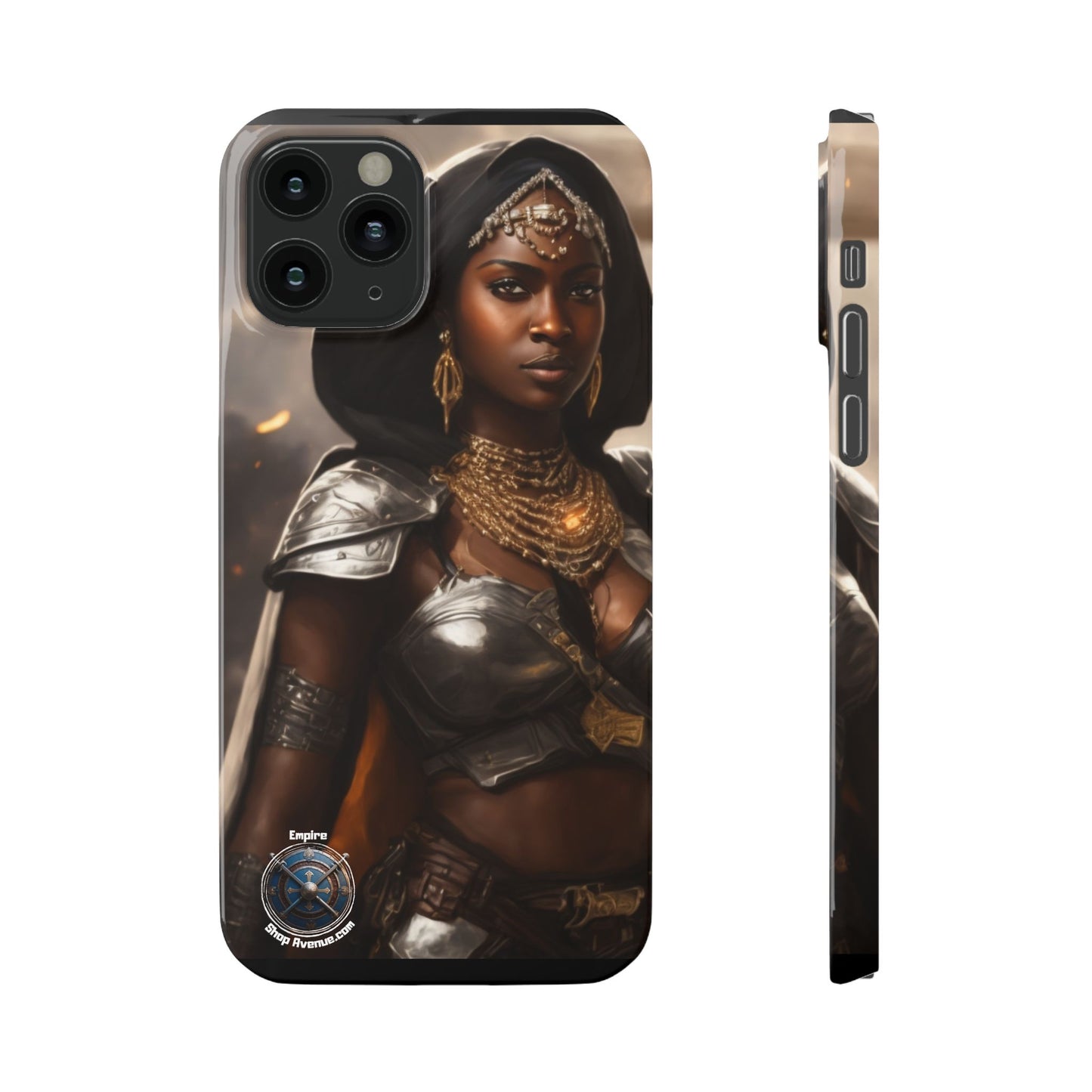 AFRICAN WOMAN WARRIOR Slim Cases