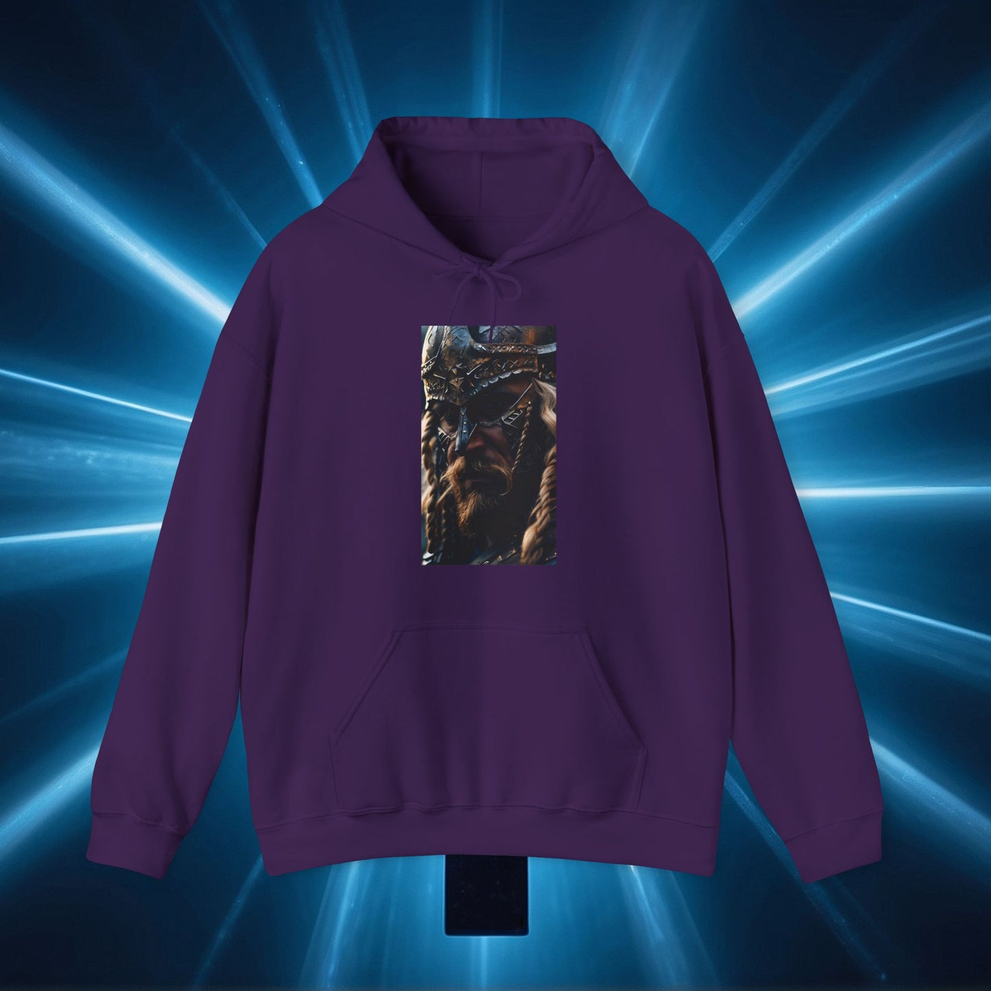 Sweat à capuche unisexe Heavy Blend™ VISAGE VIKING LÉGENDAIRE 