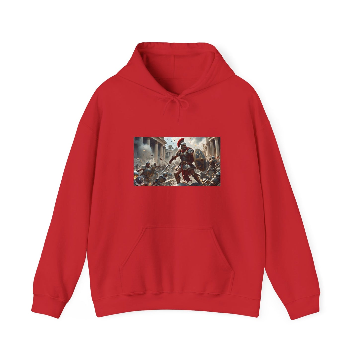 GREEK WAR SCENE Unisex Heavy Blend™ Hooded Sweatshirt