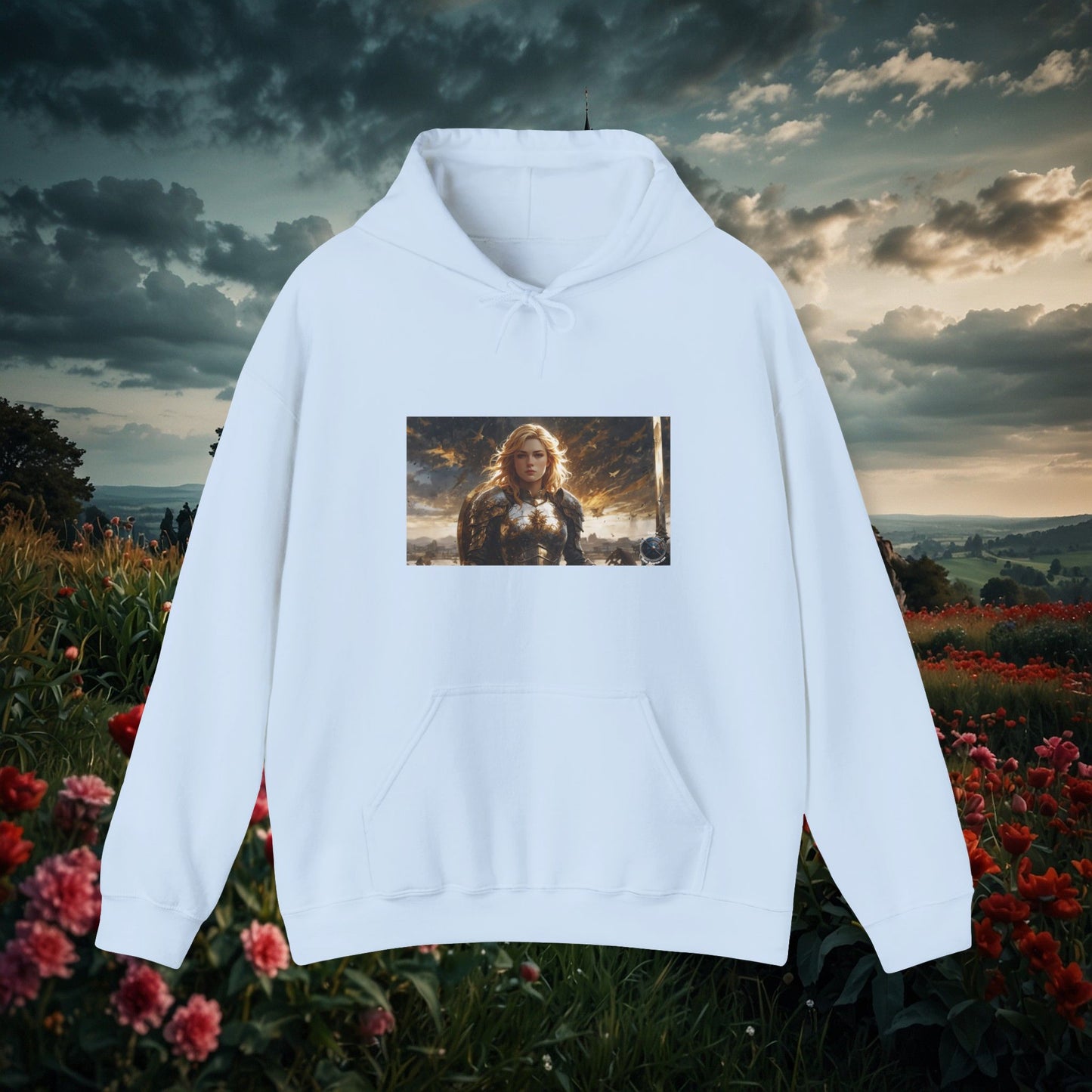 BLONDE WARRIOR Unisex Heavy Blend™ Hooded Sweatshirt