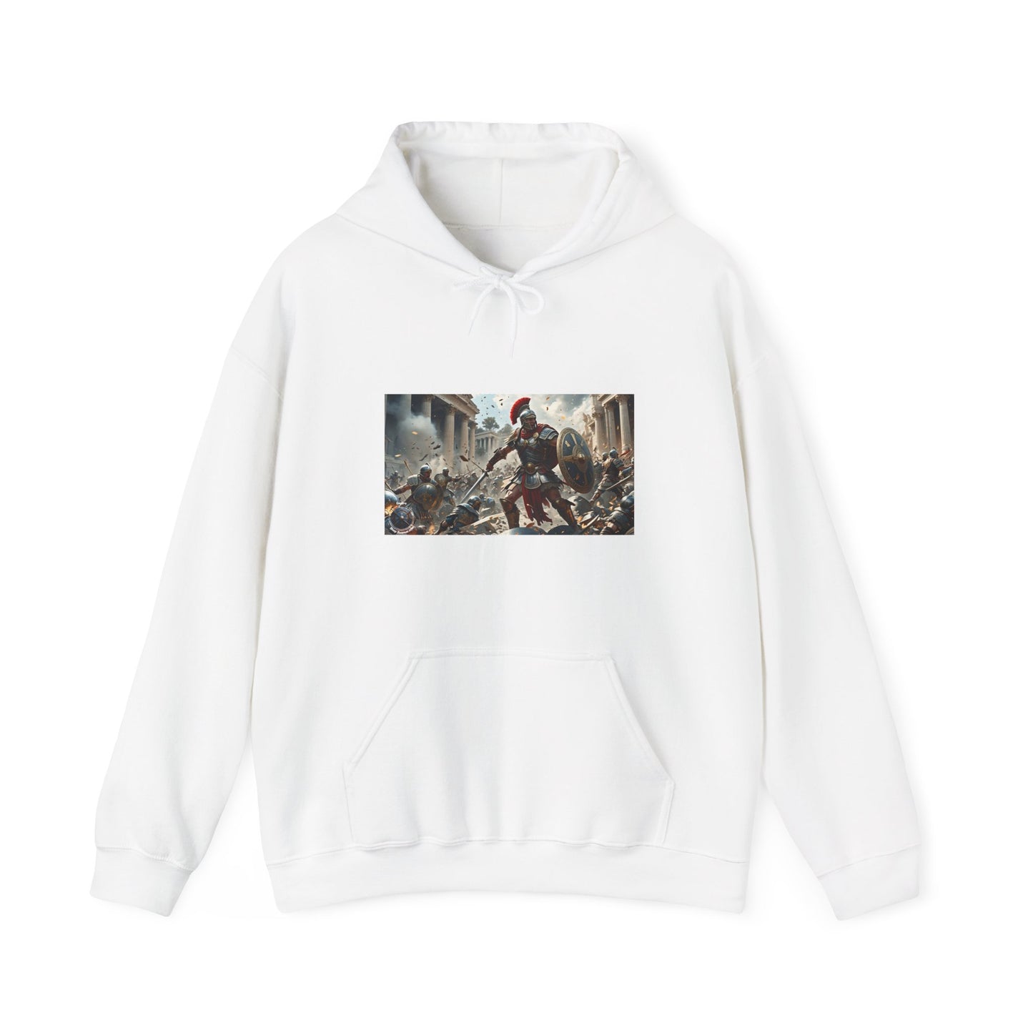 GREEK WAR SCENE Unisex Heavy Blend™ Hooded Sweatshirt