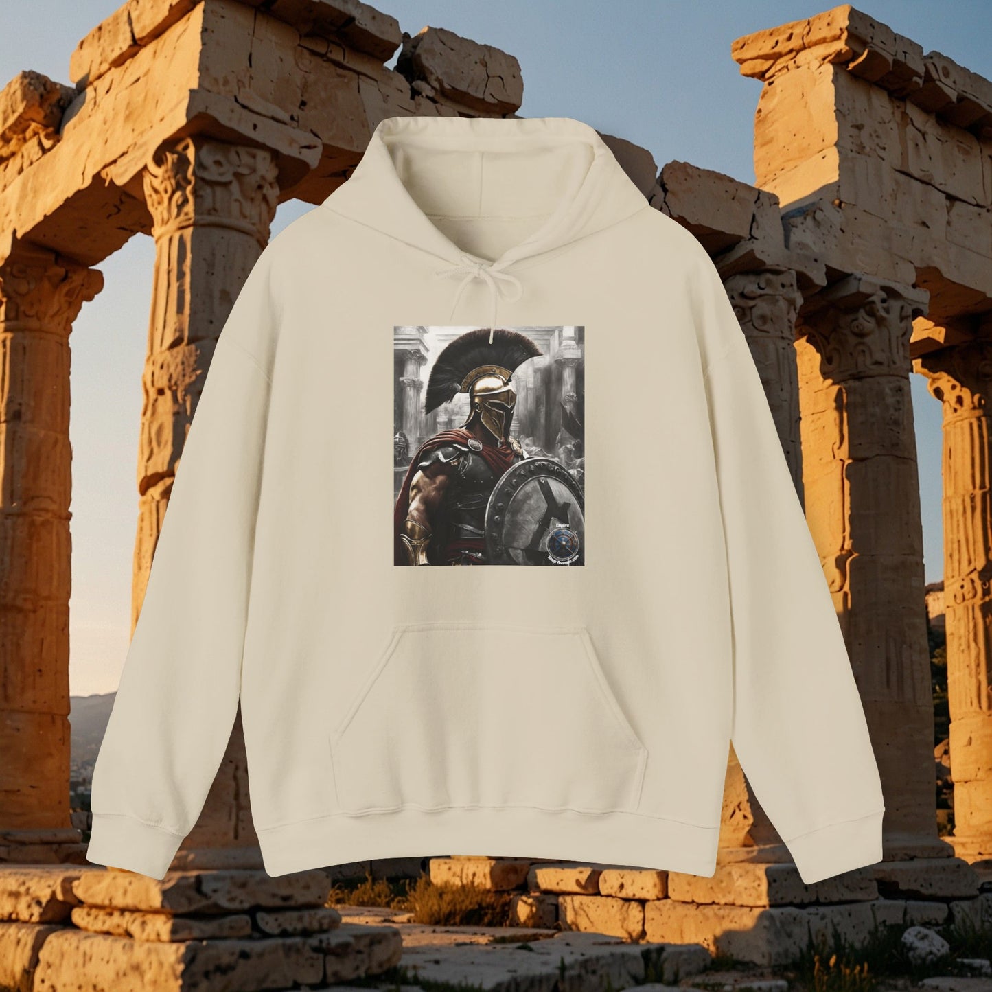 GREEK HOPLITE  Unisex Heavy Blend™ Hooded Sweatshirt