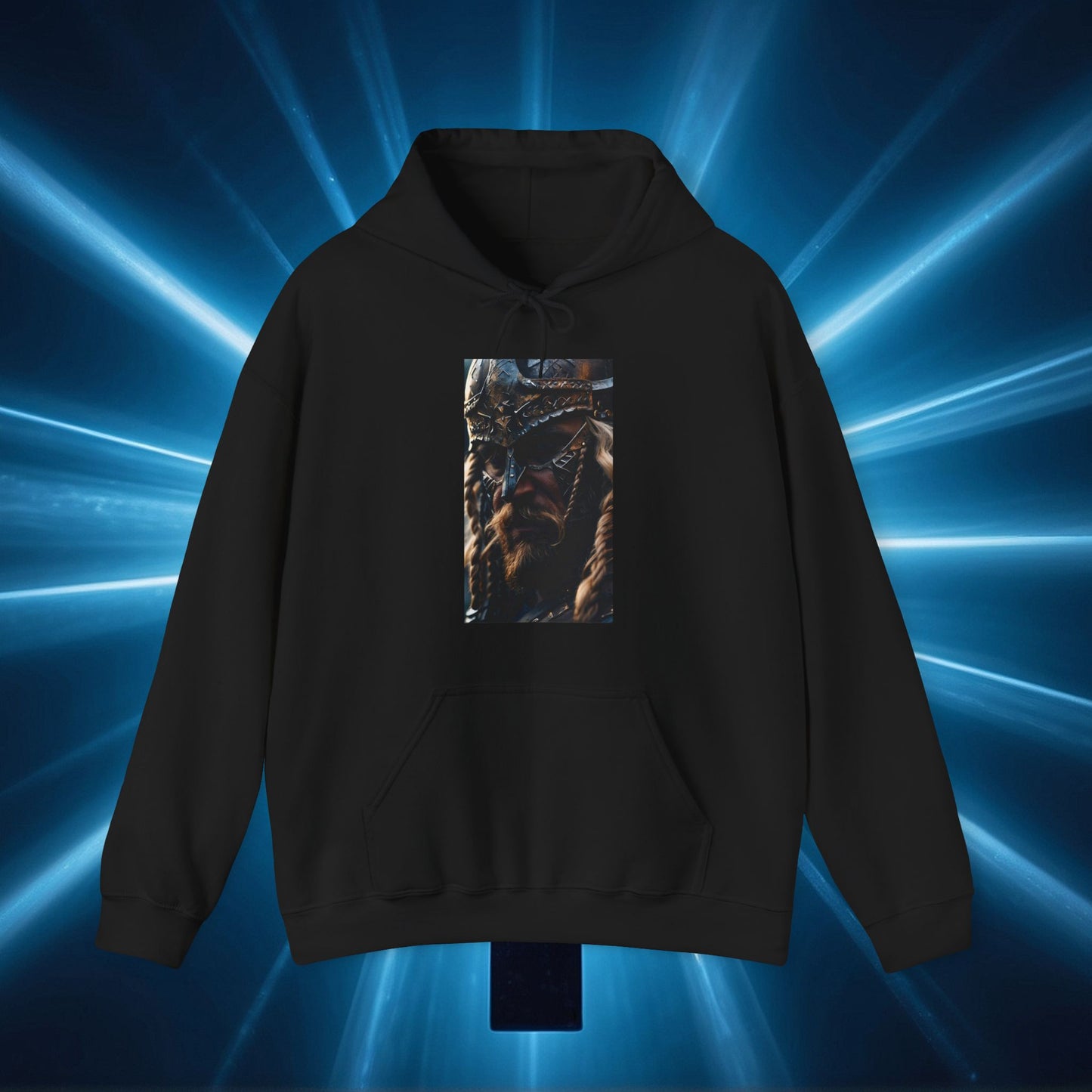 Sweat à capuche unisexe Heavy Blend™ VISAGE VIKING LÉGENDAIRE 