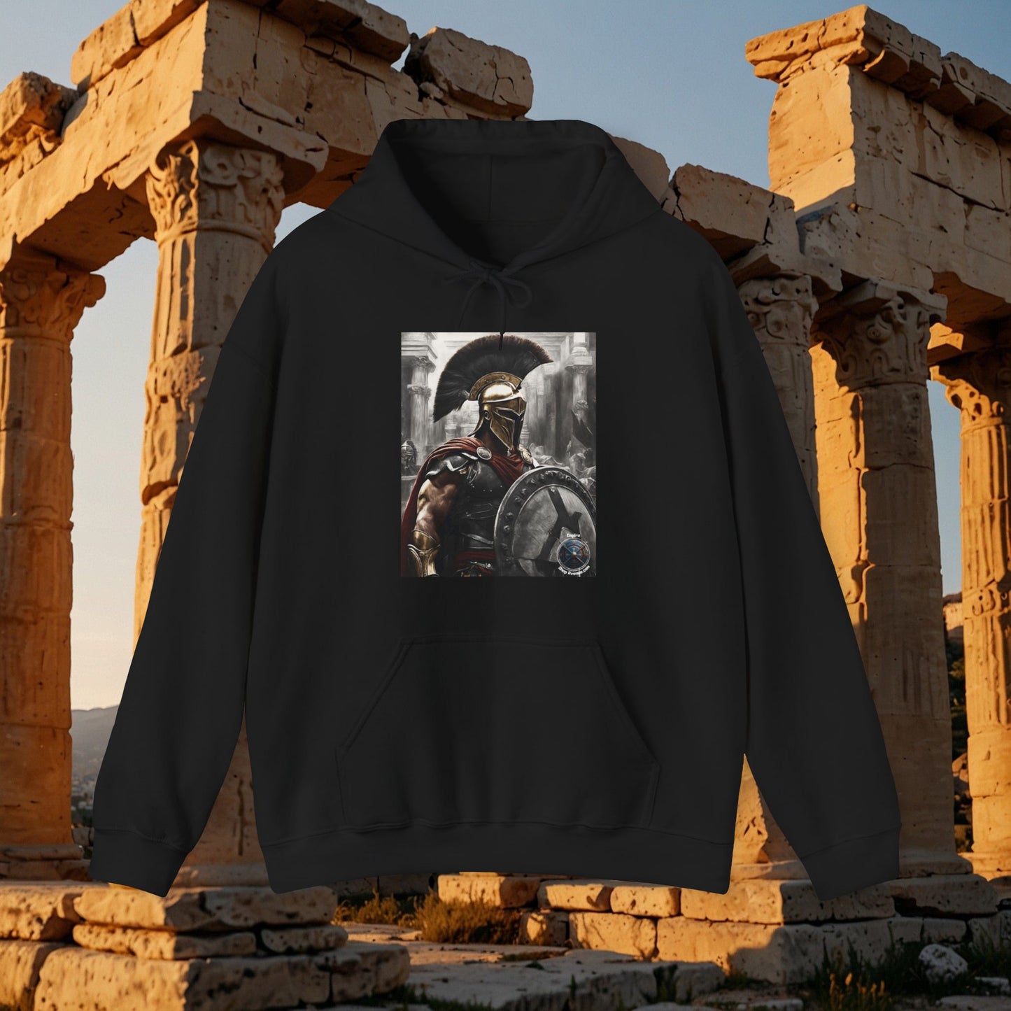 GREEK HOPLITE  Unisex Heavy Blend™ Hooded Sweatshirt