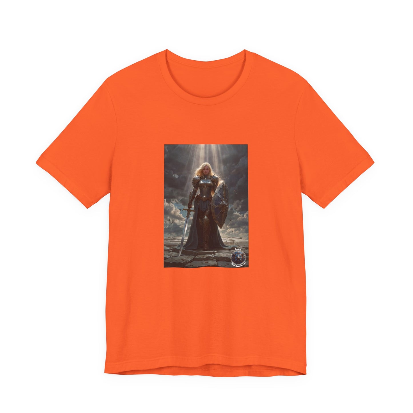 JOAN OF ARK LIKE FEMALE WARRIOR Unisex Jersey Short Sleeve Tee