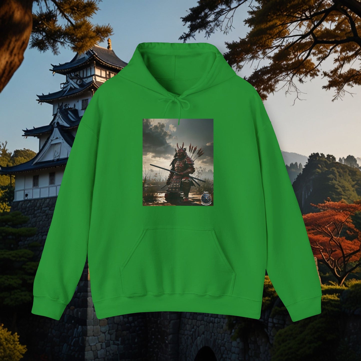 FULL RED SAMURAI Unisex Heavy Blend™ Hooded Sweatshirt