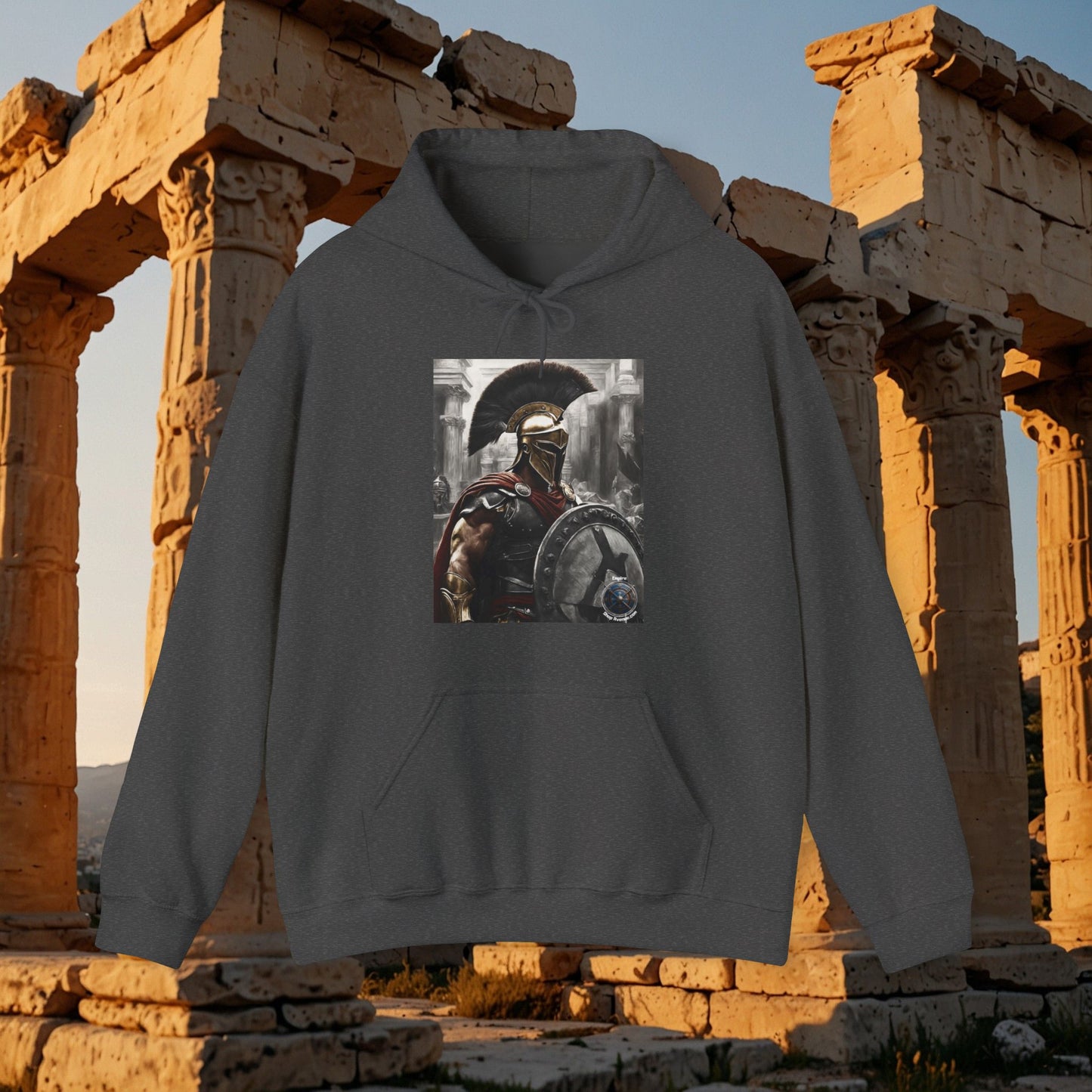 GREEK HOPLITE  Unisex Heavy Blend™ Hooded Sweatshirt