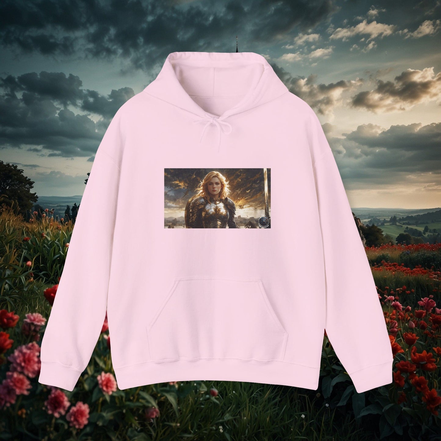 BLONDE WARRIOR Unisex Heavy Blend™ Hooded Sweatshirt