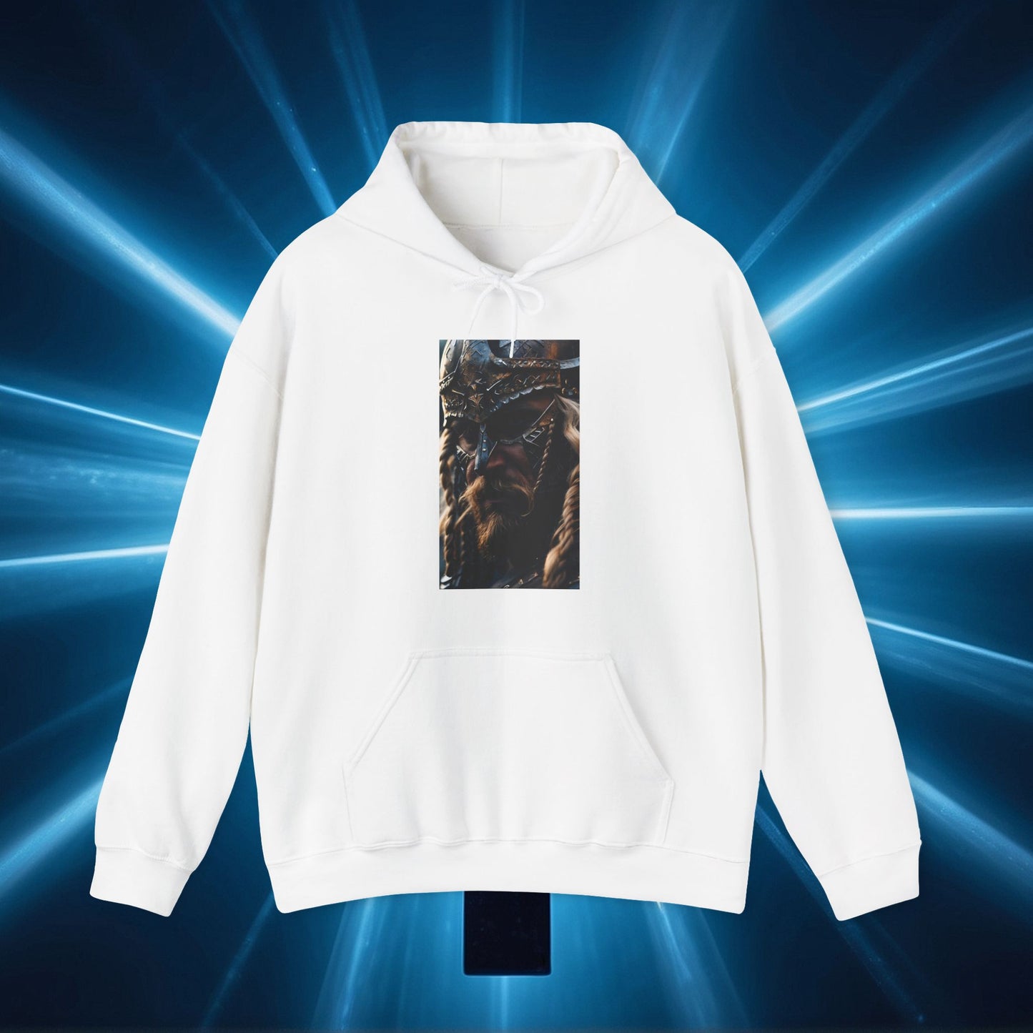 Sweat à capuche unisexe Heavy Blend™ VISAGE VIKING LÉGENDAIRE 
