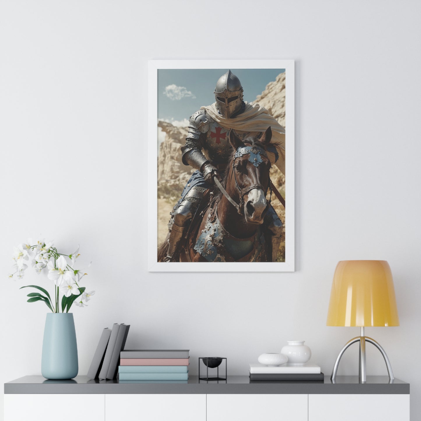 ULTIMATE KNIGHT CHARGE Framed Vertical Poster