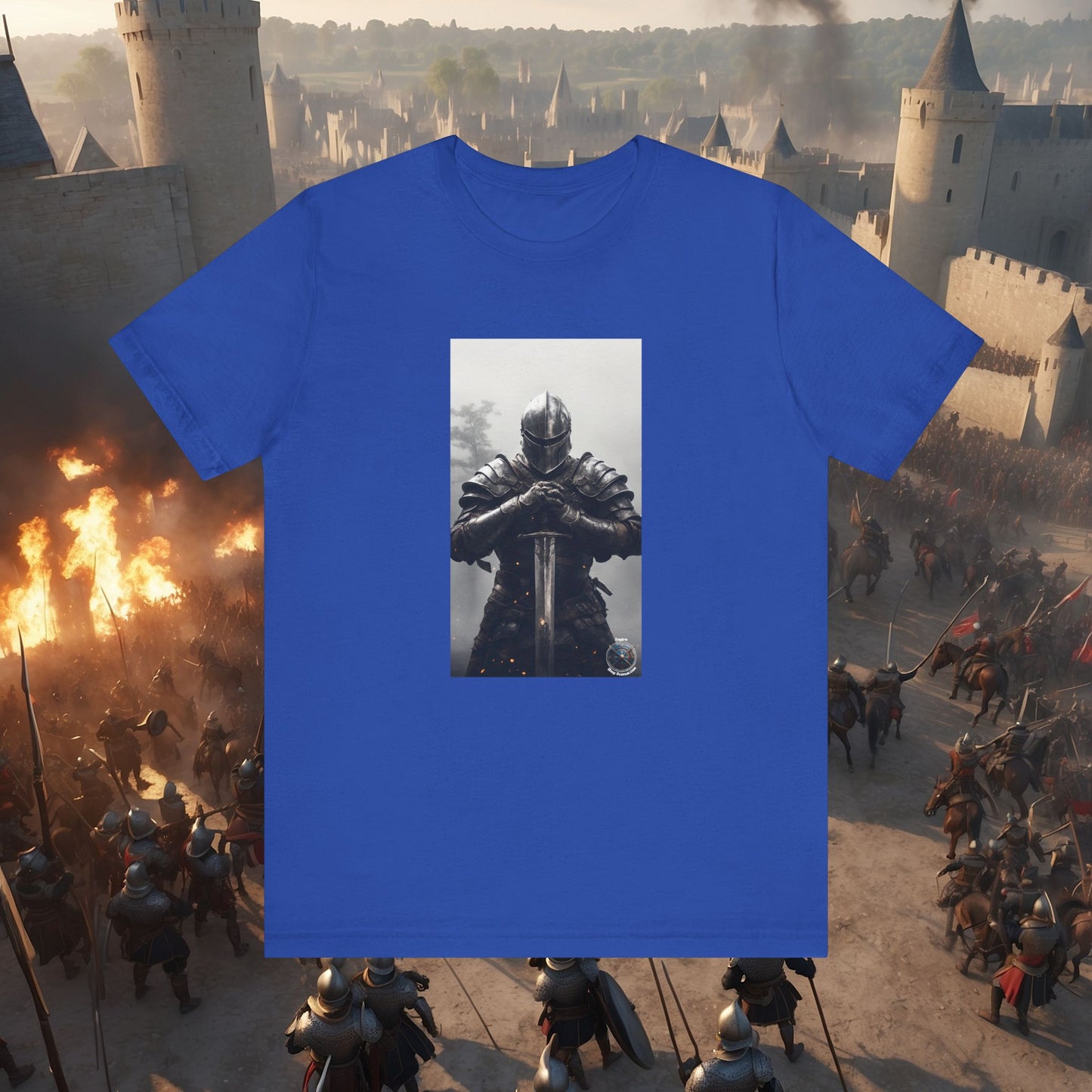 FULL PLATE ARMOR KNIGHT Unisex Jersey Short Sleeve Tee