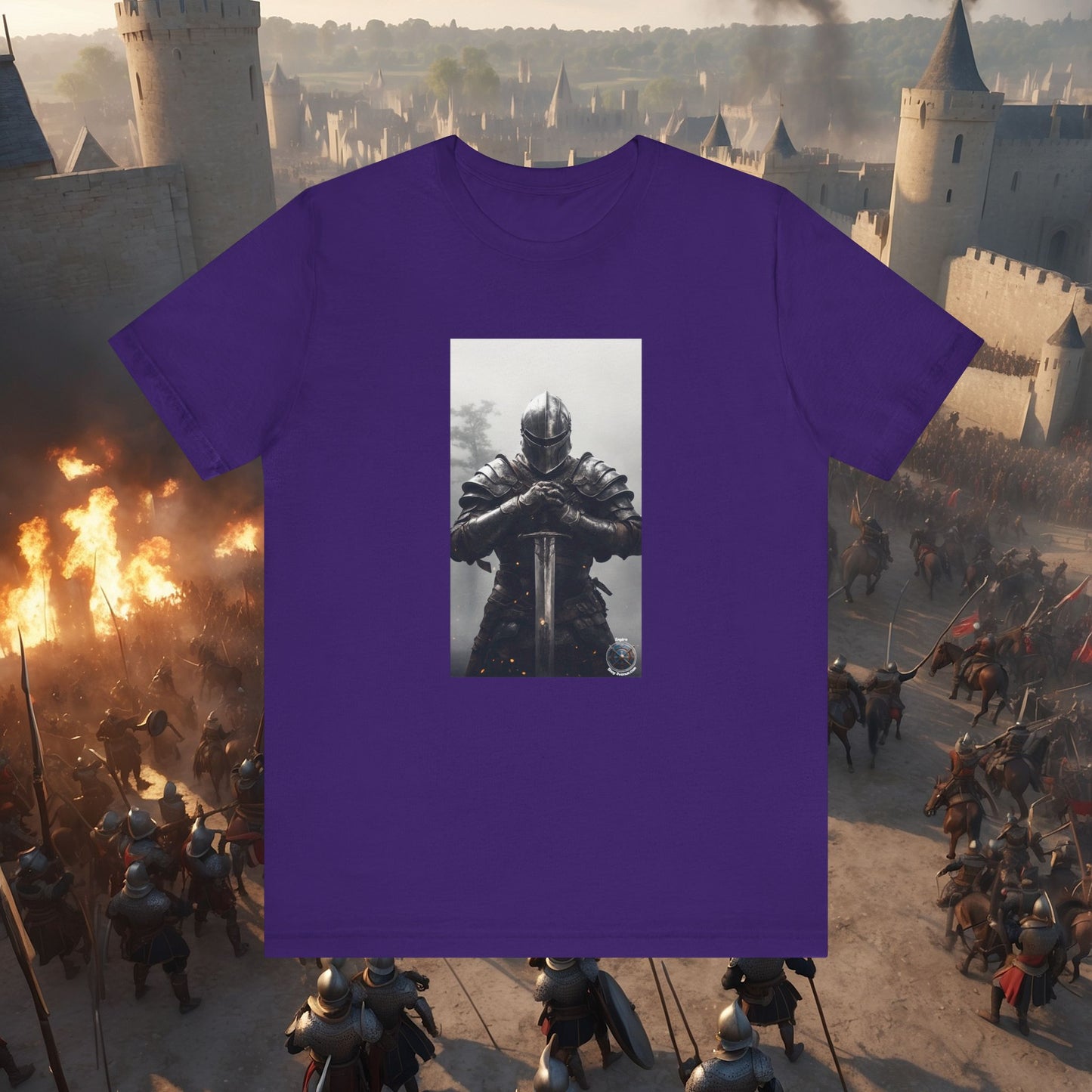 FULL PLATE ARMOR KNIGHT Unisex Jersey Short Sleeve Tee