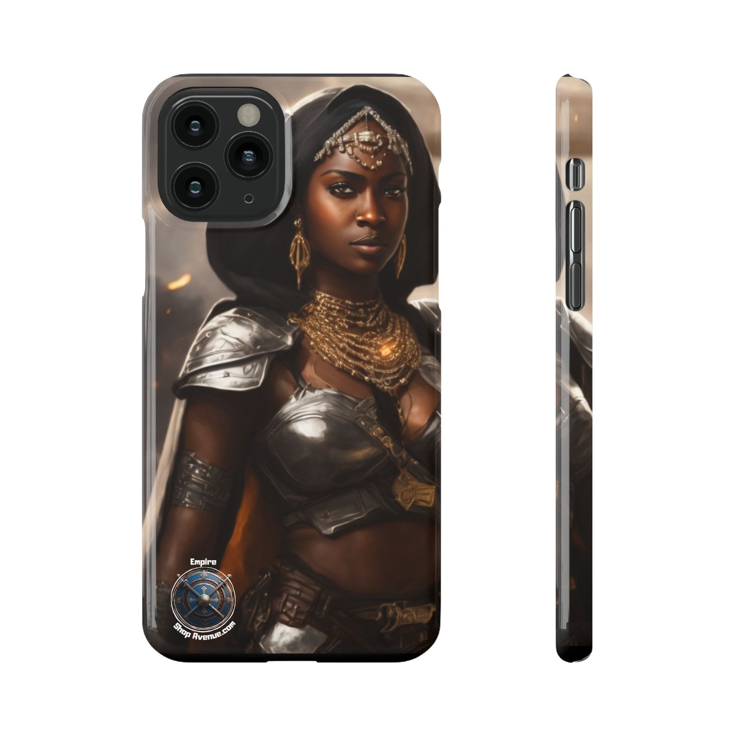 AFRICAN WOMAN WARRIOR Slim Cases