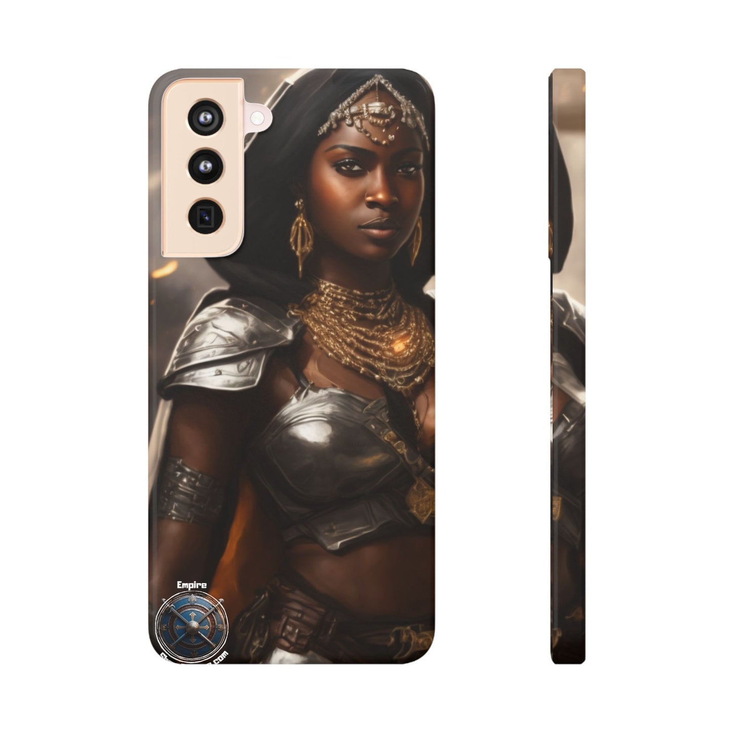 AFRICAN WOMAN WARRIOR Slim Cases