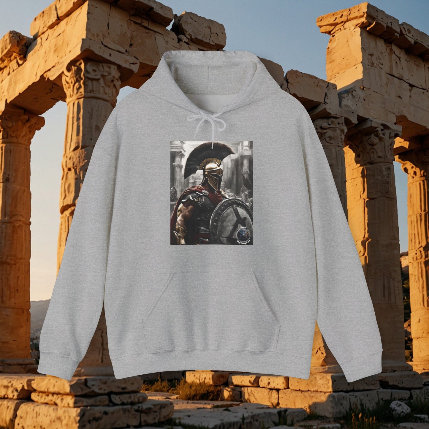 GREEK HOPLITE  Unisex Heavy Blend™ Hooded Sweatshirt