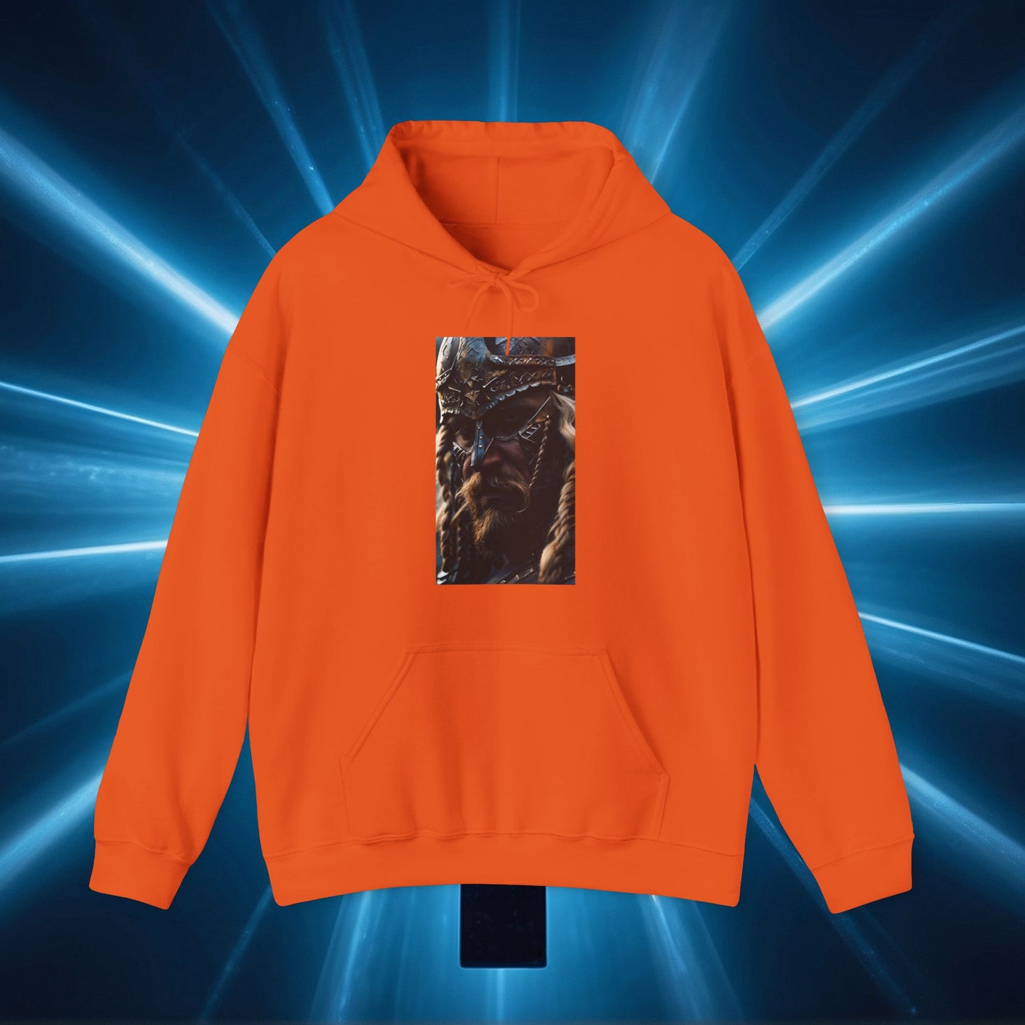Sweat à capuche unisexe Heavy Blend™ VISAGE VIKING LÉGENDAIRE 