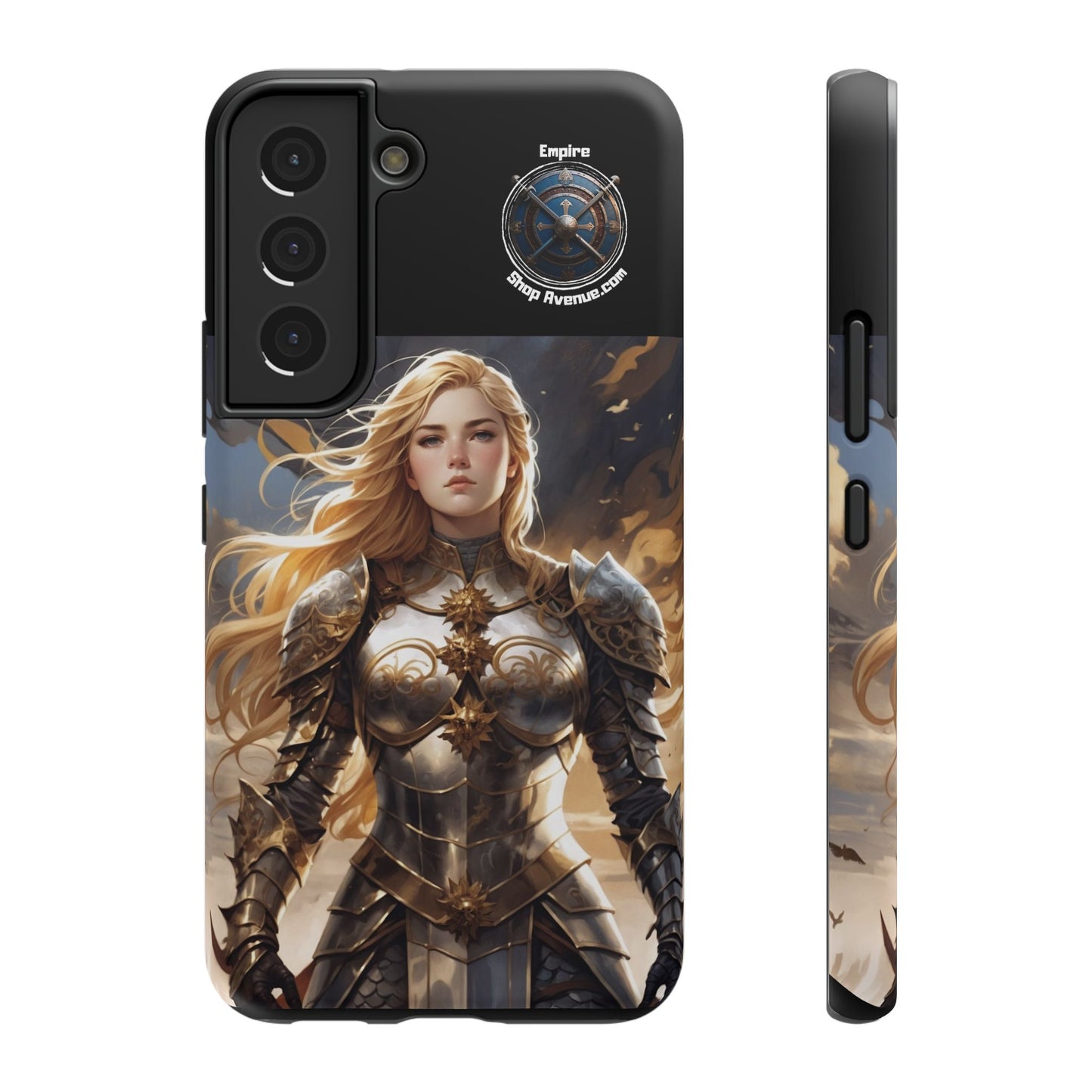 ARMORED WOMAN WARRIOR Impact-Resistant Cases