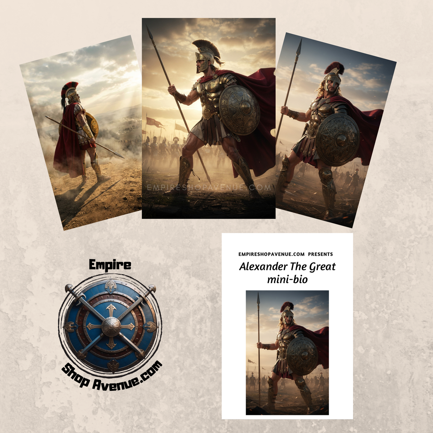 Alexander the Great poster pack and mini-bio